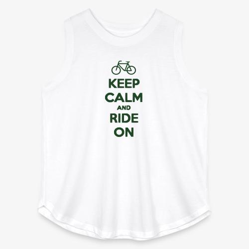 keep_calm_and_ride_on - Women's Curvy Relaxed Tank Top