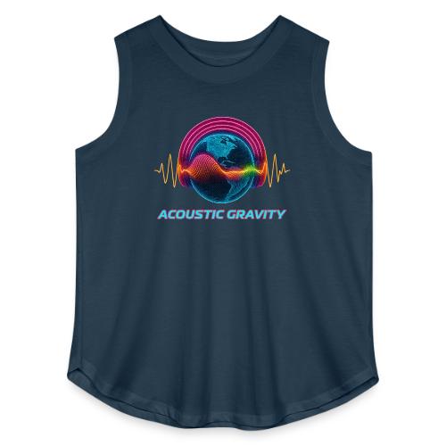 Earth's Headphones - Women's Curvy Relaxed Tank Top