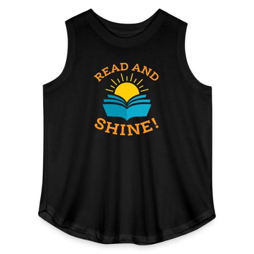 Read and Shine! - Women's Curvy Relaxed Tank Top