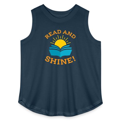 Read and Shine! - Women's Curvy Relaxed Tank Top