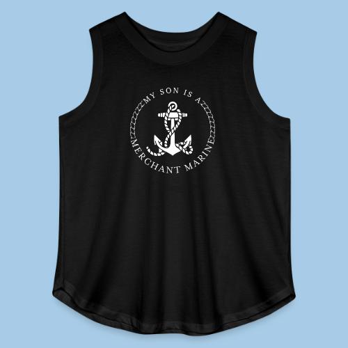 MY SON IS A MERCHANT MARINE - Women's Curvy Relaxed Tank Top