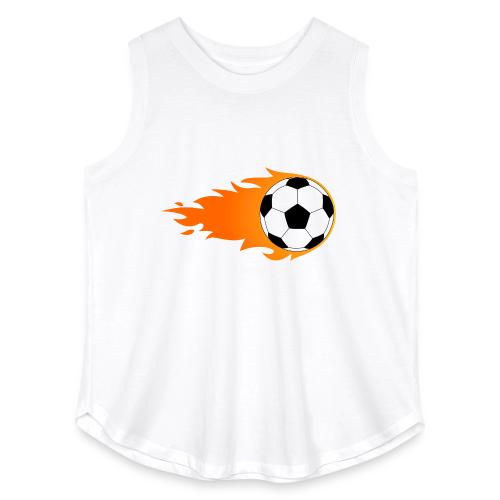 Soccer Ball - Women's Curvy Relaxed Tank Top