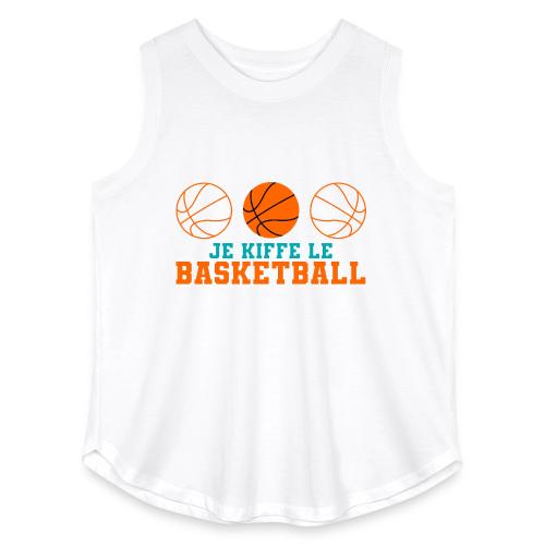 I love basketball - Women's Curvy Relaxed Tank Top