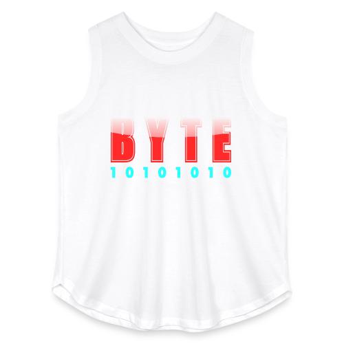 BYTE Binary Code Design - Women's Curvy Relaxed Tank Top