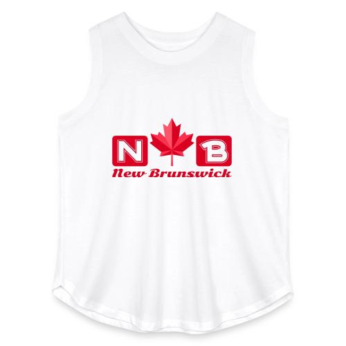 New Brunswick, province of Canada - Women's Curvy Relaxed Tank Top