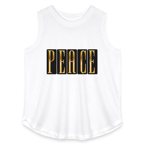 Peace in Gold - Women's Curvy Relaxed Tank Top