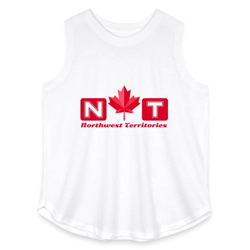 Canada: Northern Identity Emblem - Women's Curvy Relaxed Tank Top
