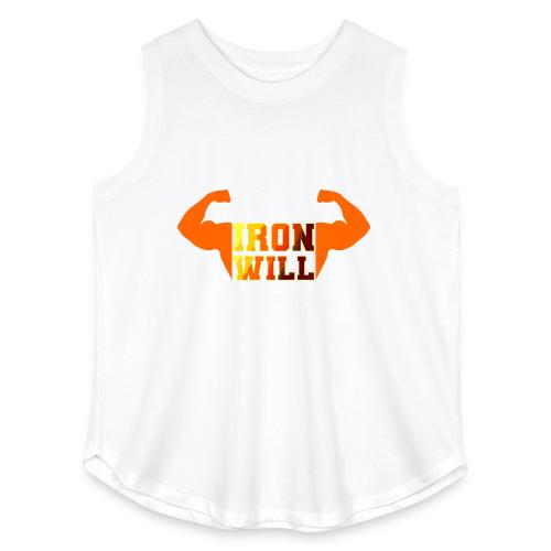 Bodybuilding: Iron Will Power - Women's Curvy Relaxed Tank Top