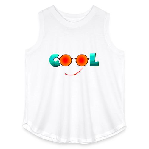 Stay Cool Chill Vibes Design - Women's Curvy Relaxed Tank Top