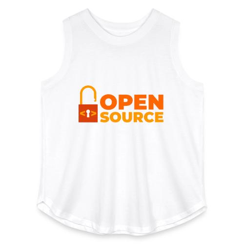 Open Source: Code is Freedom - Women's Curvy Relaxed Tank Top