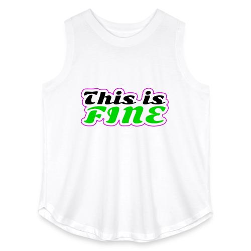 This Is Fine Balance - Women's Curvy Relaxed Tank Top