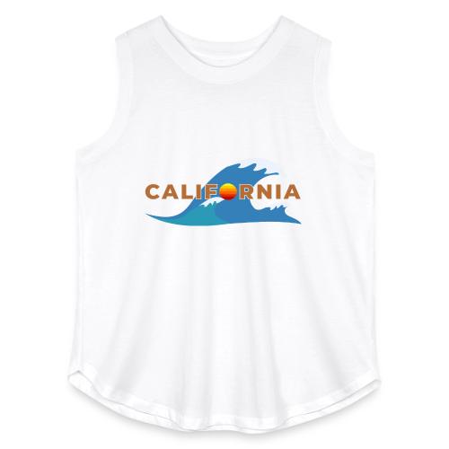 Blue Wave California - Women's Curvy Relaxed Tank Top