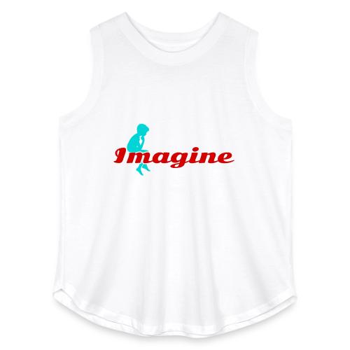 Imagine – Inspire Creativity & Dreams - Women's Curvy Relaxed Tank Top