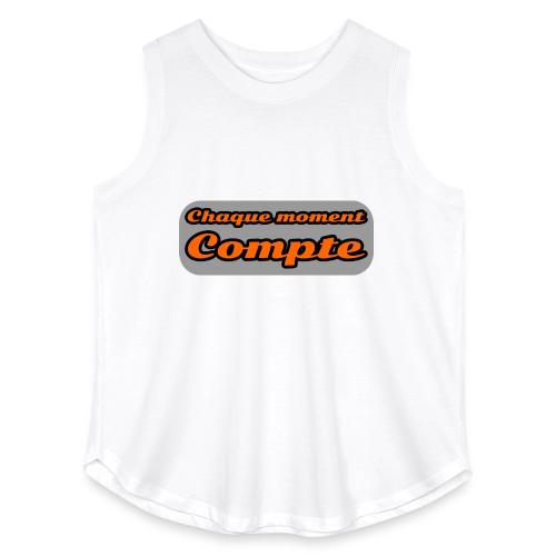 Every moment counts - Women's Curvy Relaxed Tank Top