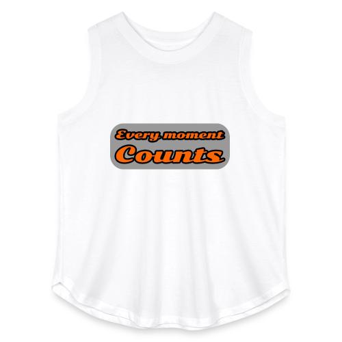 Every moment counts - Women's Curvy Relaxed Tank Top