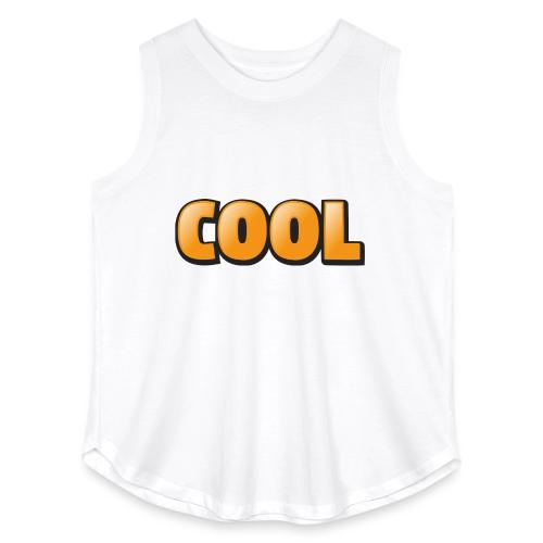 Cool 3D Word Design – Bold Chill Style - Women's Curvy Relaxed Tank Top