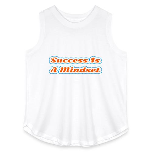 Success Is a Mindset — Motivational Glow Script - Women's Curvy Relaxed Tank Top