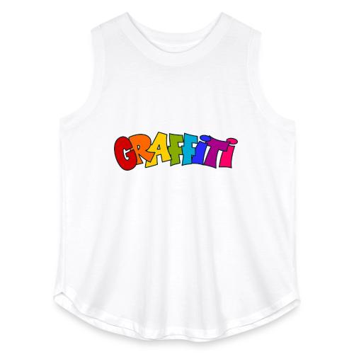 Graffiti - Women's Curvy Relaxed Tank Top