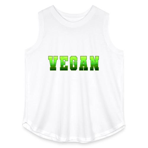 Green Wave Vegan - Women's Curvy Relaxed Tank Top