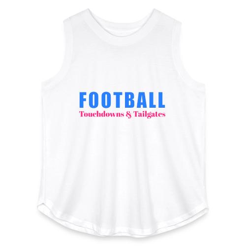 Football Touchdowns & Tailgates Design - Women's Curvy Relaxed Tank Top