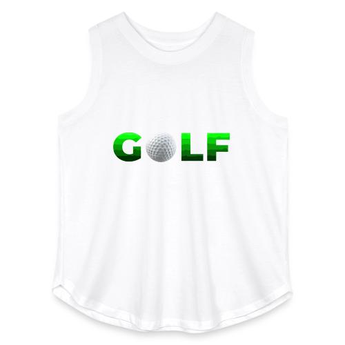 Golf Precision Wordmark - Women's Curvy Relaxed Tank Top