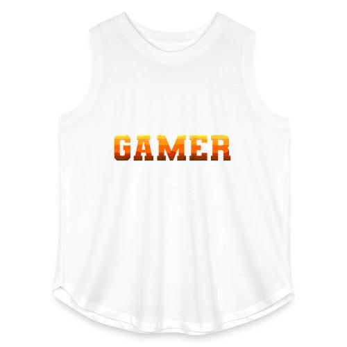Gamer Varsity Gradient Design for Apparel - Women's Curvy Relaxed Tank Top