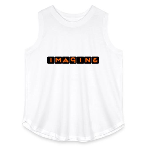 Imagine, There Is No War - Women's Curvy Relaxed Tank Top