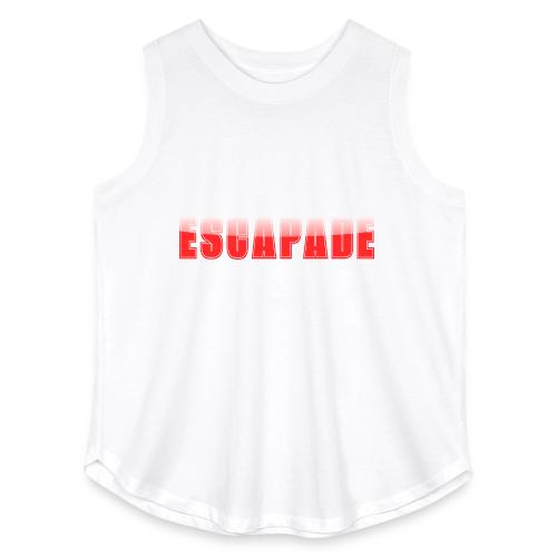 ESCAPADE Bold Typography Graphic Design - Women's Curvy Relaxed Tank Top