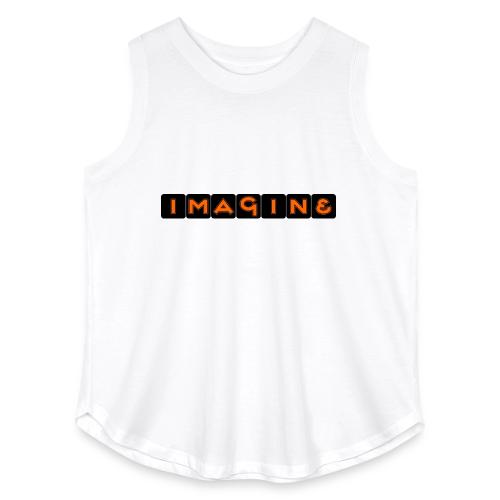 Imagine there is no illness - Women's Curvy Relaxed Tank Top