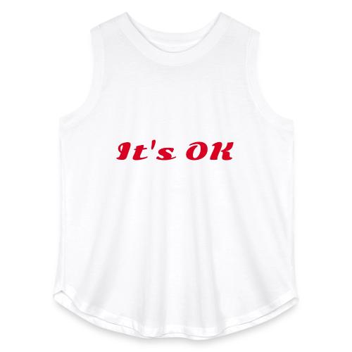 It’s OK Statement - Women's Curvy Relaxed Tank Top