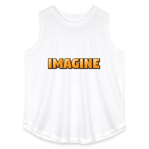 Imagine Word Art – Creative Gradient Design - Women's Curvy Relaxed Tank Top