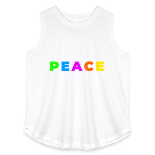 Peace in Every Color - Women's Curvy Relaxed Tank Top
