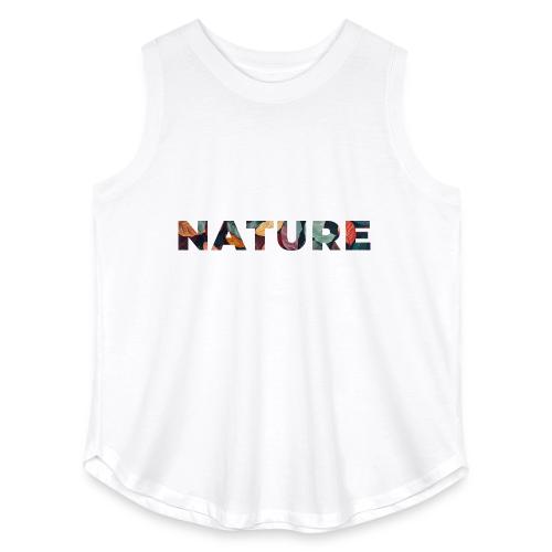 Nature in Every Letter - Women's Curvy Relaxed Tank Top