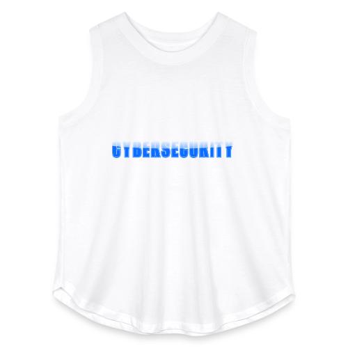 Cybersecurity Word Art Design - Women's Curvy Relaxed Tank Top