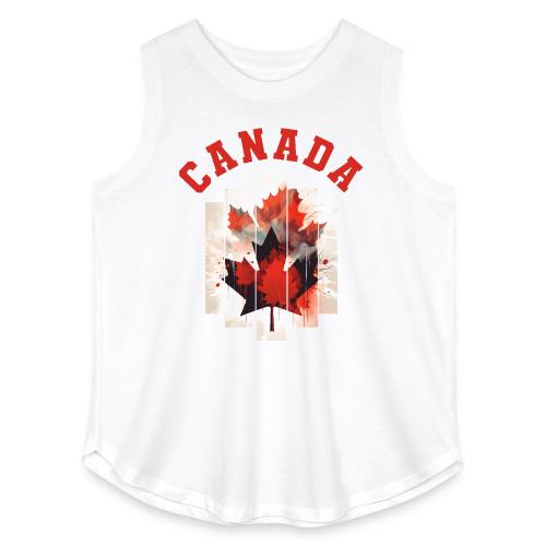 Heart of Canada Art - Women's Curvy Relaxed Tank Top
