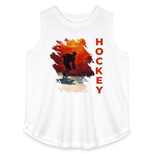 Hockey Vibes - Women's Curvy Relaxed Tank Top