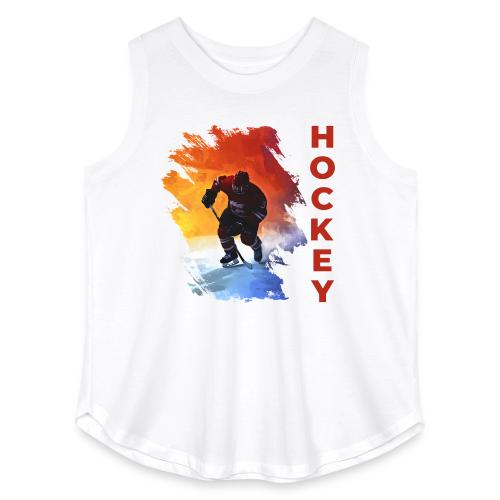Hockey Energy - Women's Curvy Relaxed Tank Top