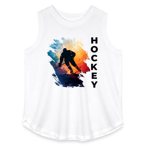 Hockey Moves - Women's Curvy Relaxed Tank Top