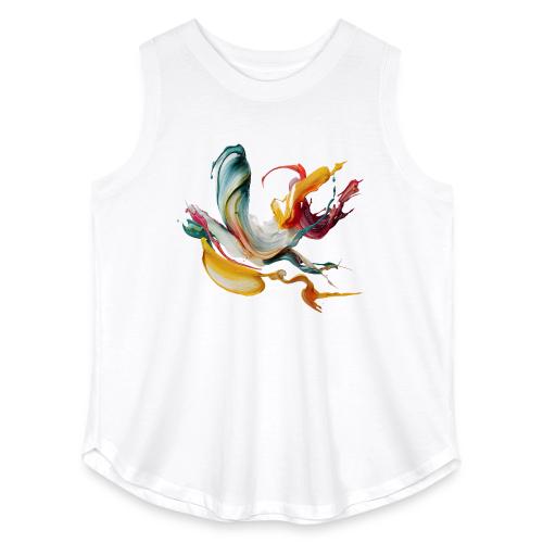 Abstract Chaos - Women's Curvy Relaxed Tank Top