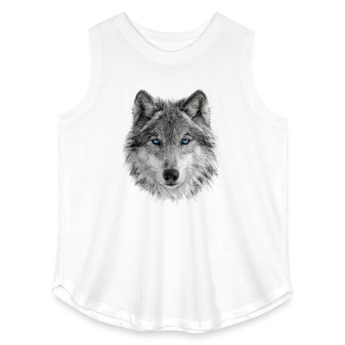 Frost-Eyed Alpha - Women's Curvy Relaxed Tank Top