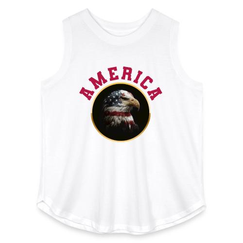 America Soars - Women's Curvy Relaxed Tank Top