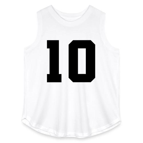Varsity Number 10 Athletic Design - Women's Curvy Relaxed Tank Top