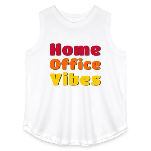 Home Office Vibes Remote Work Design - Women's Curvy Relaxed Tank Top