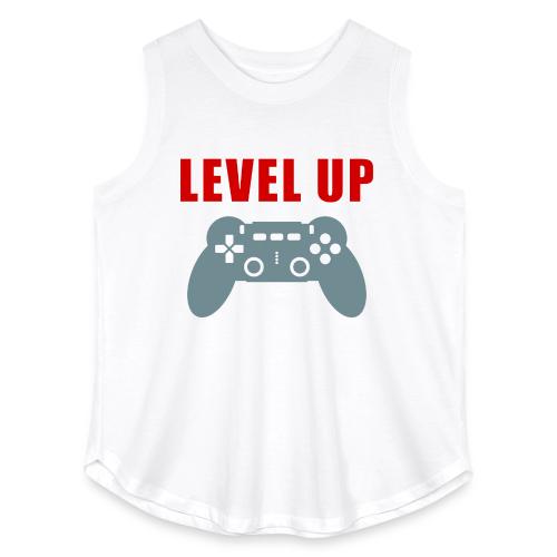 Level Up Gamer Controller Apparel - Women's Curvy Relaxed Tank Top