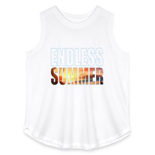 Golden Summer Vibes - Women's Curvy Relaxed Tank Top