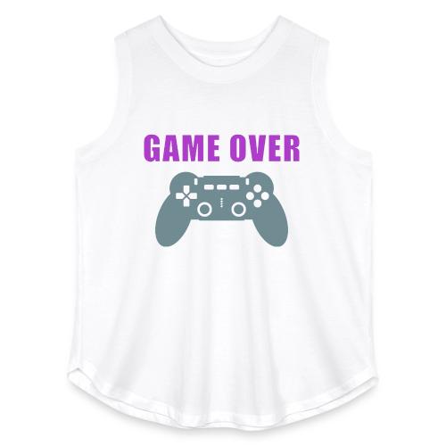 Game Over Gamer Controller Design - Women's Curvy Relaxed Tank Top