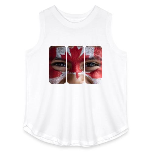 Proudly Canadian - Women's Curvy Relaxed Tank Top