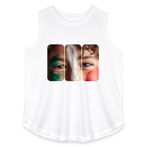 Mexico: Three Stripes of Pride - Women's Curvy Relaxed Tank Top