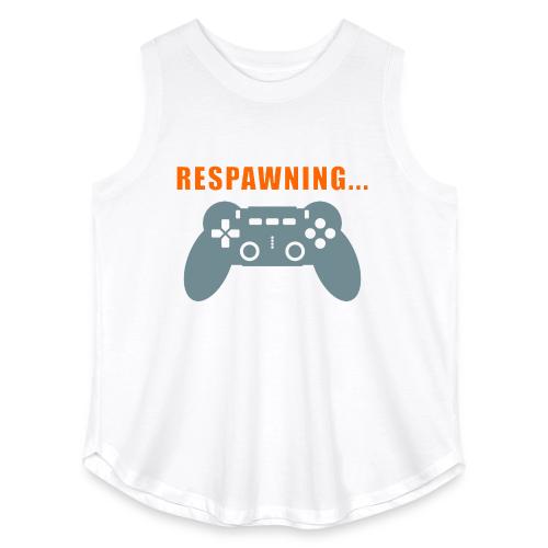 Respawning Gamer Controller Design - Women's Curvy Relaxed Tank Top