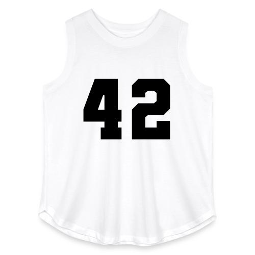 Varsity Number 42 Sports Style - Women's Curvy Relaxed Tank Top